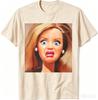 Funny Shirt Featuring The Disgusted Face Meme Doll Babe Unisexs T Shirt Cotton Tee Unisex Summer Novelty Oversize Casual Humor Meme