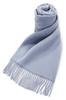 Vita Natur Cashmere Blend Wool Stole Large X Solid Color 95% Wool, 5% (Unisex), (190cm 60cm), (Sax Blue)