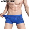 Мужское нижнее белье европейского размера, трусы-боксеры большого размера, модальные трусы, нижнее белье с принтом, нижние шорты, панталоны, SML XL 2XL 3XL