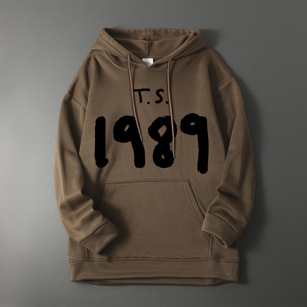 Модные женские повседневные пуловеры с длинными рукавами и капюшоном с принтом