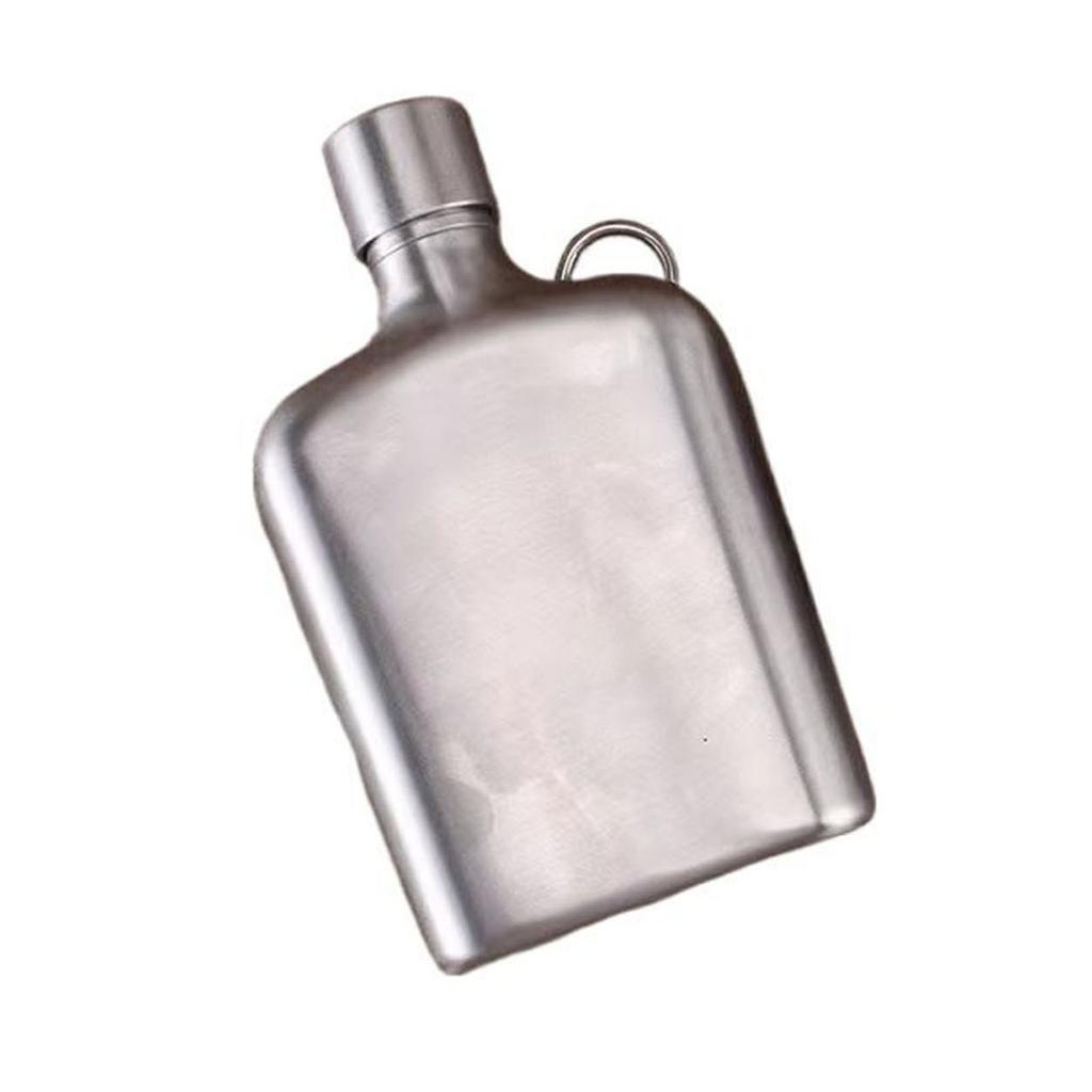 Square Pocket Beer Container 5oz Stainless Steel Hip Flask Whiskey Wine Pots Small Whiskey Bottle Liquor Accessories