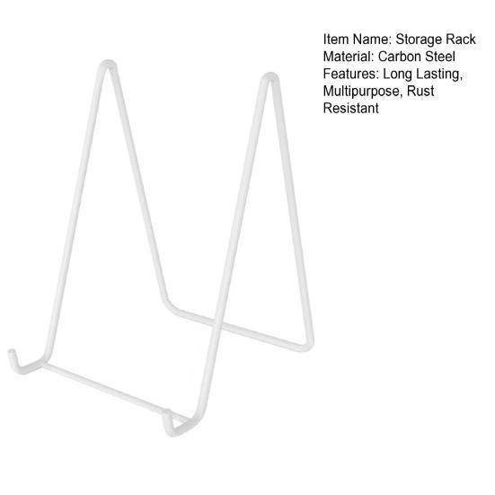 Металлическая стойка для хранения фоторамка держатель дисплея высокая устойчивость треугольный дизайн