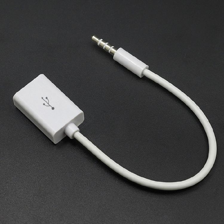 3,5 мм Черный Автомобильный AUX Стерео Кабель к USB Стерео Кабелю Автомобильная Электроника Конвертер