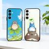Lovely My N-Neighbor-T-Totoros  Phone Case For Samsung  A73,A21s,A22,A31,A32,A52,A53,A71,A80,Soft Black Shell