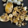 50 шт. Материалы для ювелирных изделий Jingle Bell DIY Crafts Маленький рог Gingle Bell Gold Маленький свадебный колокольчик