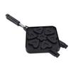 Heart Shape Waffle Maker Pan Non Stick Double Sided Baking Pan Breakfast Sandwich Maker Small Kitchen Appliances