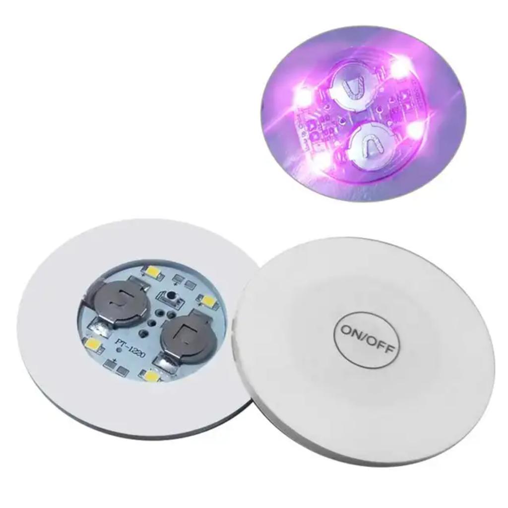 Новые светодиодные наклейки на подстаканники, светящиеся подставки для стаканов с напитками, подставки для бутылок с вином и ликером, подставки для баров, атмосферные огни, подставки для стаканов