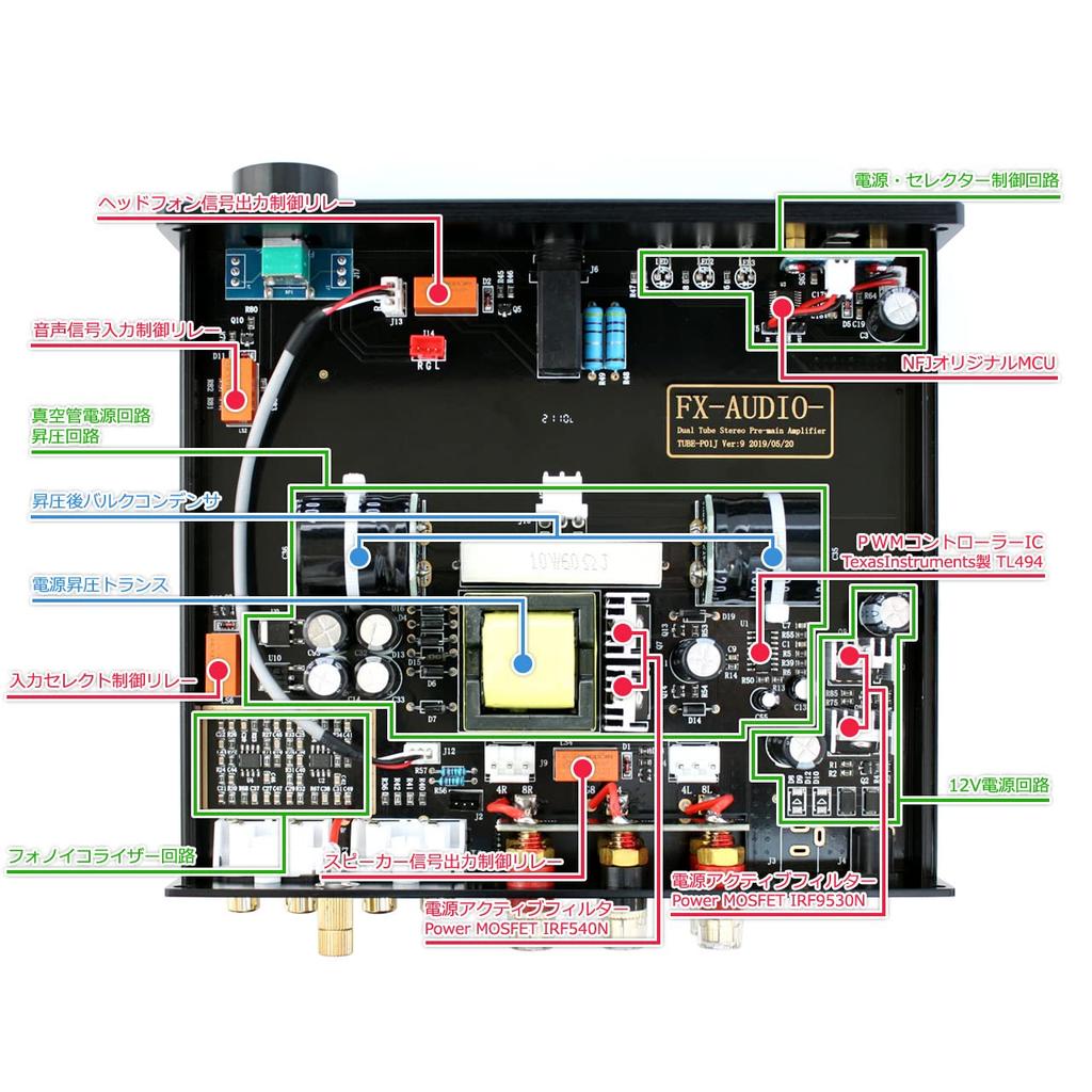 To Pure Class A Vacuum Tube Integrated Amplifier [Ready Ship] FX-AUDIO- TUBE-P01J [Silver] [Tuning Model] Single-end