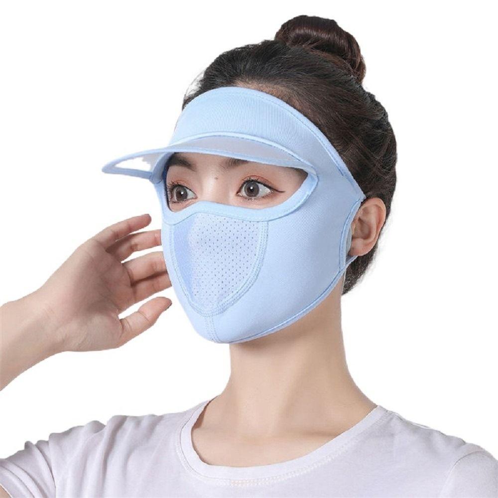 UV Protection Face Veil Womne Sun Hats Face Gini Mask Summer Sunscreen Mask Driving Face Mask