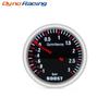 Dynoracing 2''52MM Turbo Boost Gauge 3 BAR Mechanical White Led Boost Gauge Smoke Lens Boost Sensor