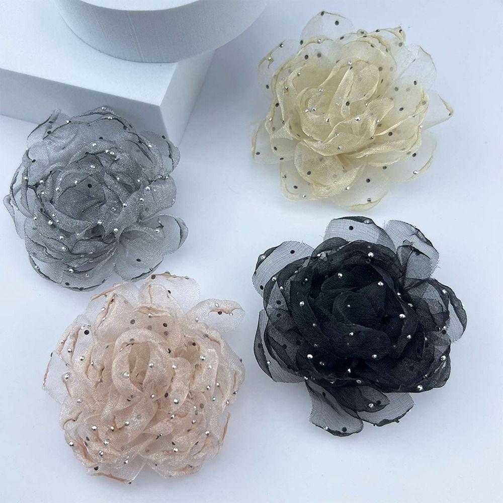 Костюм свитер пальто большой цветок брошь ювелирные изделия значок аксессуары тканевые художественные булавки на лацкан новый корсаж