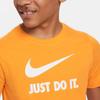 Nike Футболка SPORTSWEAR JDI Ярко-оранжевая Детская DV2587-890