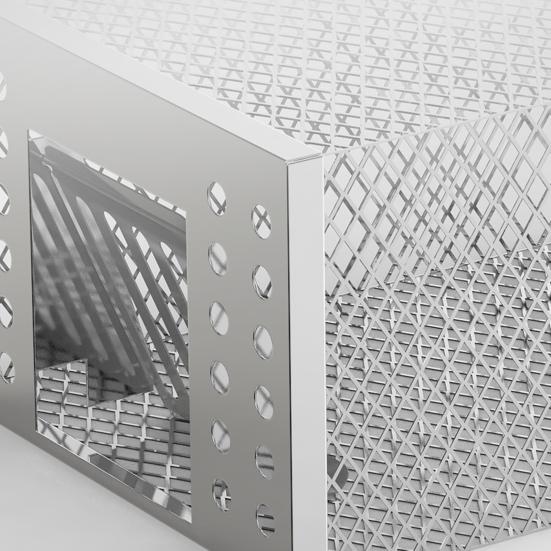 Автоматическая непрерывная мышеловка Многоразовая ловушка для крыс Бытовая домашняя ловушка для грызунов Ультратонкая Легкая Высокая чувствительность Безопасная раздвижная дверь Легкость