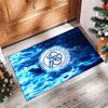 Queens Park Rangers Football Print Crystal Velvet Rug, Comfortable Water Absorbent Non Slip Indoor Floor Carpet