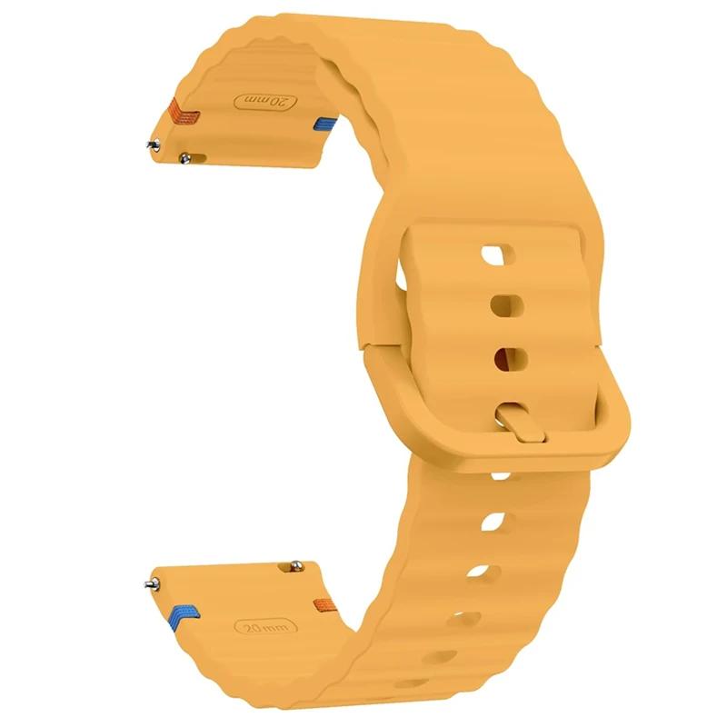 Силиконовый ремешок 22 мм 20 мм для Samsung Galaxy Watch 7 6 5 4 44 мм 40 мм 6 Classic Active 2 Спортивный браслет для Huawei GT Watch Band