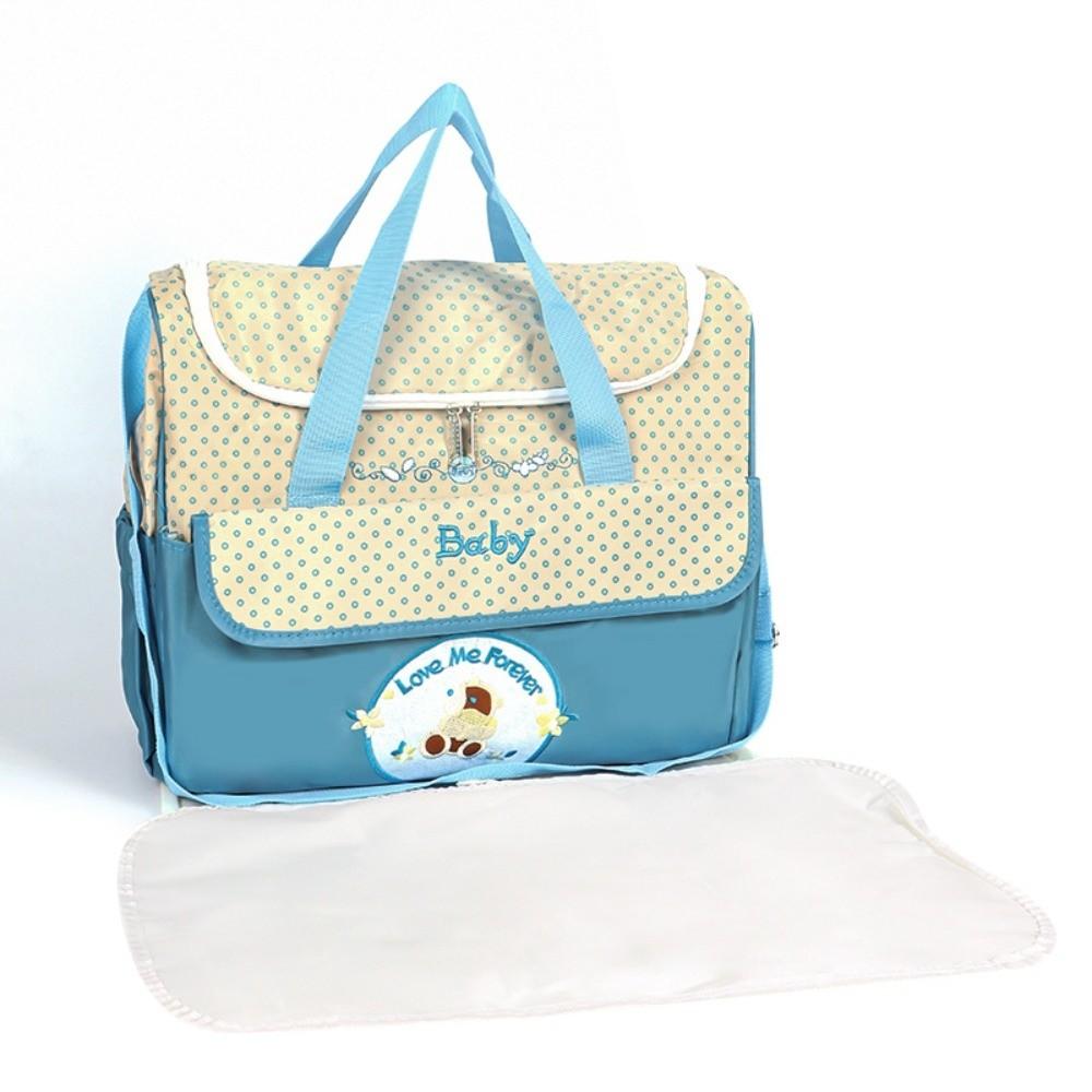 5Pcs/set Multifunctional Baby Diaper Bag Large Capacity Crossbody Bags New Shoulder Bag Mother Baby