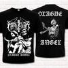 Футболка High Street Tops Marduk Plague Angel 2004 Футболка в стиле блэк-метал для металлистов Футболки Топы Мадам Хлопок Короткий рукав
