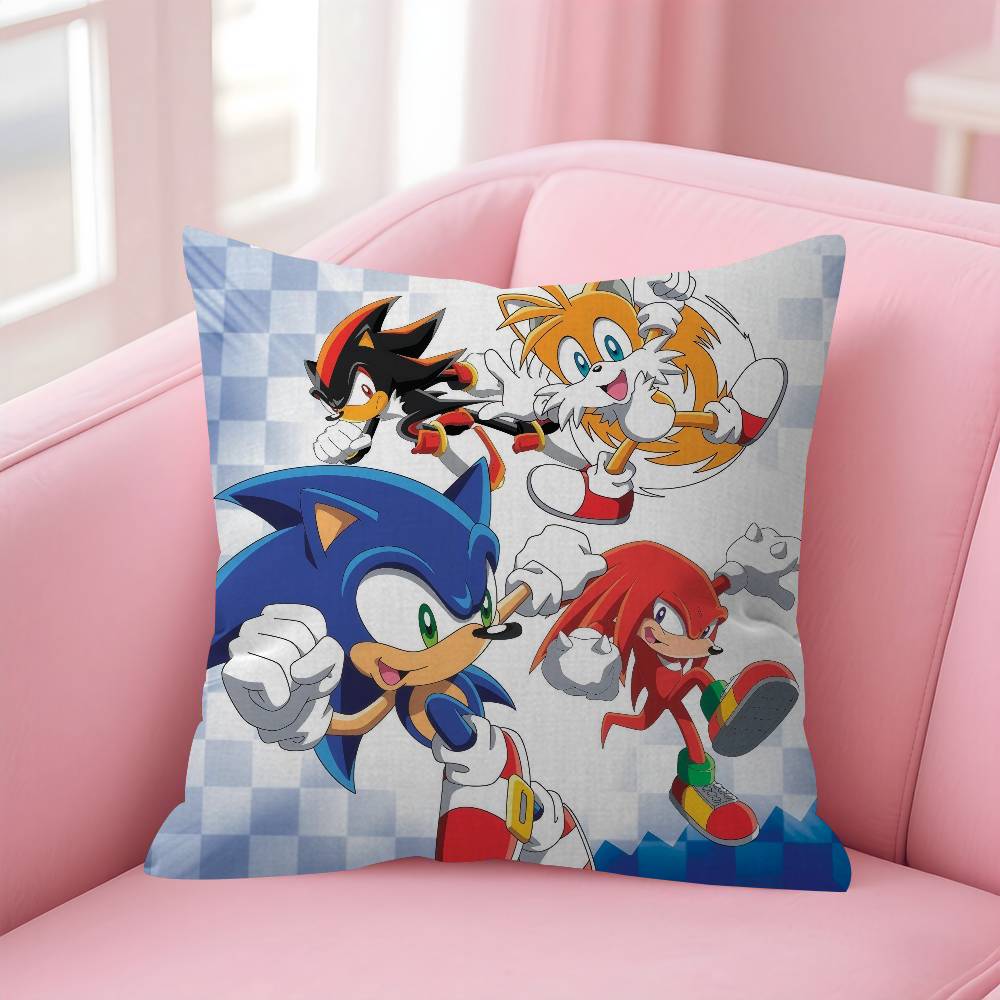 Anime SSuper SSonics Cushion Cover 30x50 Polyester Sofa Cushions Decorative Throw Pillows Home Decoration Pillowcover