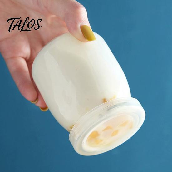 Talos 4 шт. Банки для пудинга с крышкой, Герметичные стеклянные банки Mason пищевого качества, Контейнеры для приготовления любимых вкусов своими руками, для хранения йогурта, парфе, конфет