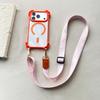 Регулируемый шнурок Чехол для телефона Для iPhone 17 Pro Max Ремешок 13 14 15 Plus Crossbody Длинный шнурок 16 Pro Чехол с защитой от падений Брелок