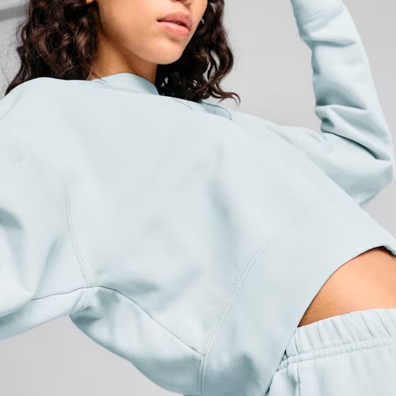 Puma DARE TORELAXED Осень/Зима 24 Стиранная толстовка Женская Синяя 626799-26
