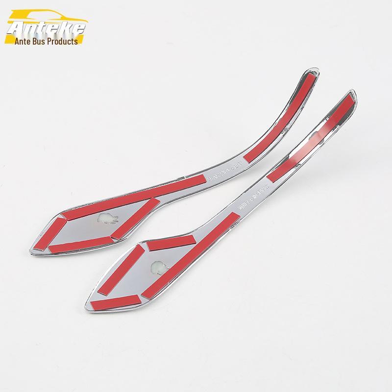 Декоративные полосы для зеркал заднего вида Ankai CRV с гальваническим покрытием - Яркие, стильные аксессуары для моделей 17 CRV