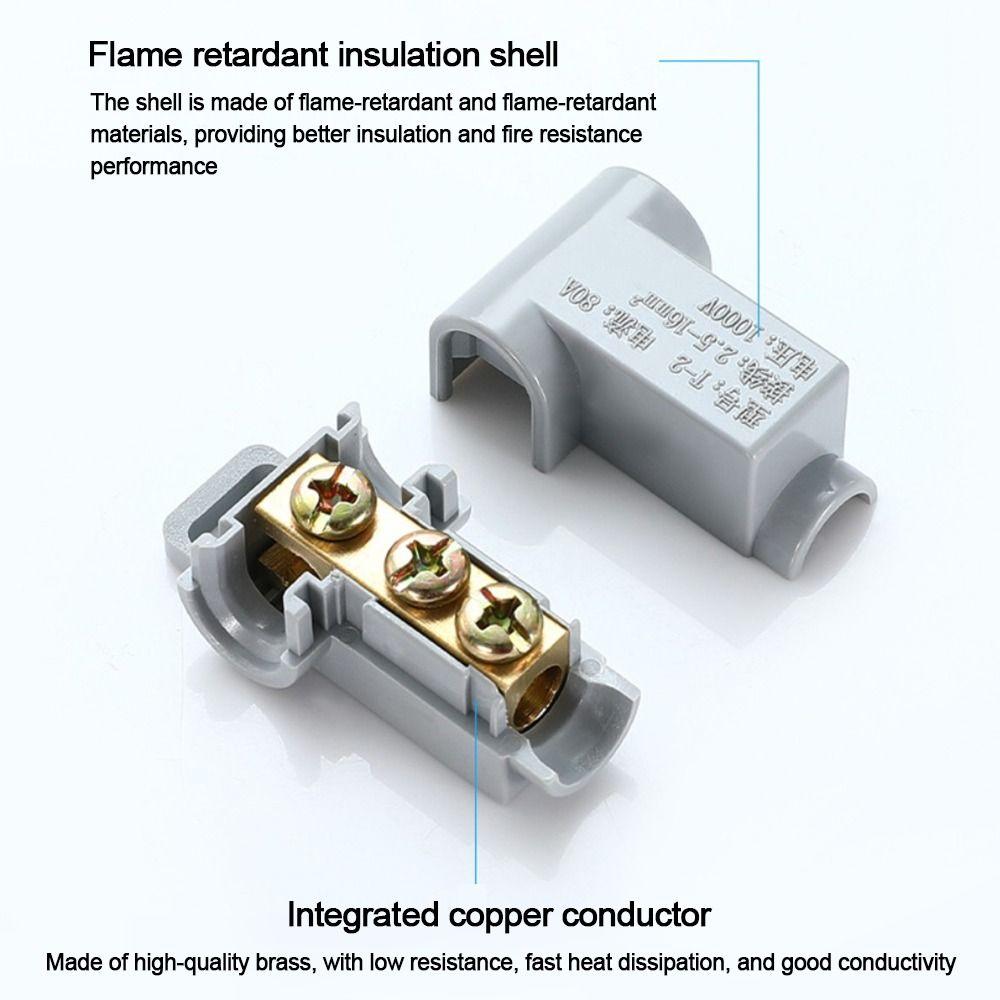 Электрические разъемы для быстрого соединения Т-типа, компактные электрические разъемы высокой мощности