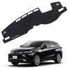 SAWAKAKI Эксклюзивный коврик на приборную панель для Toyota Harrier 80 серии с HUD, защита от солнца, предотвращение старения, защитный коврик, полиэстеровый материал, логотип