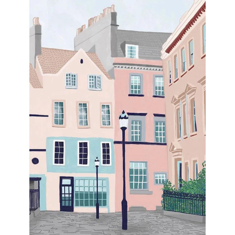 Алмазная живопись Полный дрель Городской пейзаж Круглая алмазная живопись Ручная работа Искусство Мандала Diy Алмазная мозаика Картина Украшение дома