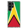 Coque Téléphone - Samsung - Galaxy S21 - Drapeau Guyana - Souple - Multicolore