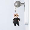 1 шт/3 шт брелок для ключей с изображением кота акриловый мультяшный костюм кота брелок для рюкзаков сумок сотовых телефонов украшения