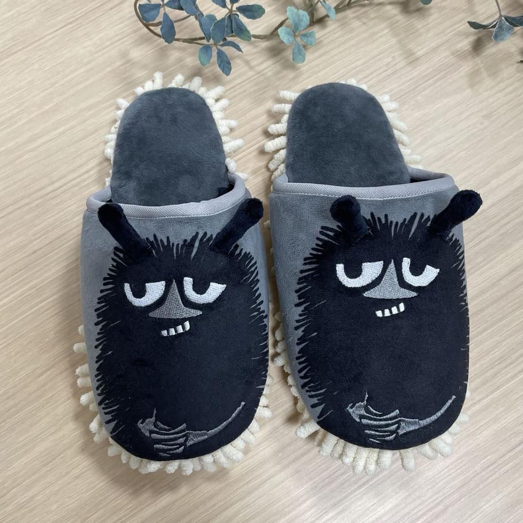 Муми-тролли Тапочки-швабры, Серые, 22-25 см