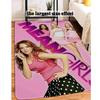 M-Mean Girls B-Burn Book Floor Mat INS Style Soft Bedroom Floor House Laundry Room Mat Anti-skid Household Carpets