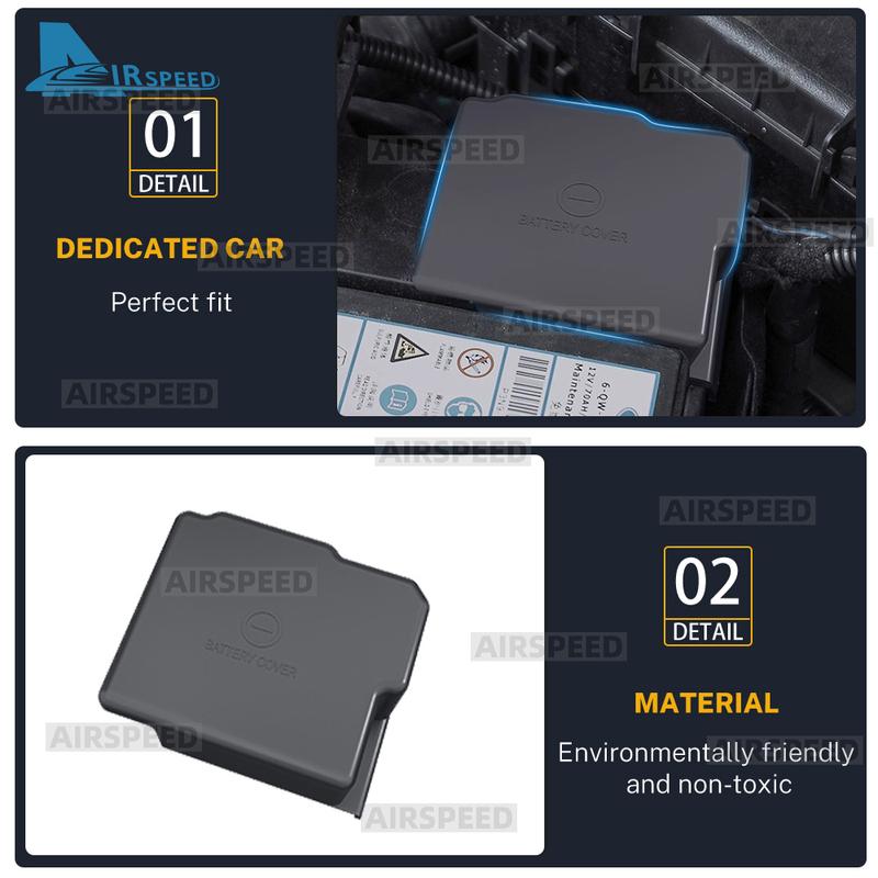 Car Battery Negative Terminal Protective Cover For Ford Ranger 2024 Waterproof Dustproof Interior Accessories
