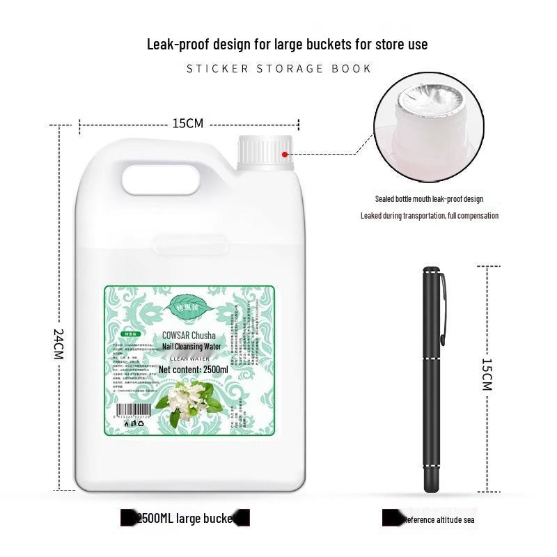 Без запаха Жидкость для снятия лака - Быстросохнущая, Большой объем, Формула на водной основе