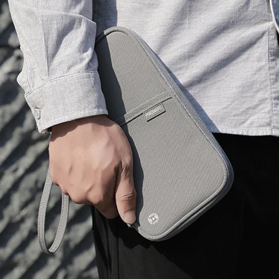 Сумка для паспорта Удобная пылезащитная сумка с несколькими отделениями большой вместимости Дорожный аксессуар