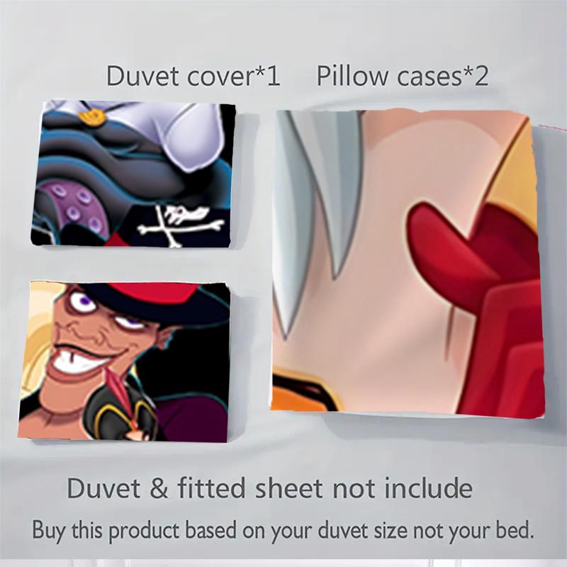 3Pcs Villains Bedding Sets For All Sizes New 3D Printed Bed Cover Comforter Duvet Cover Pillowcase Bedroom Decoration