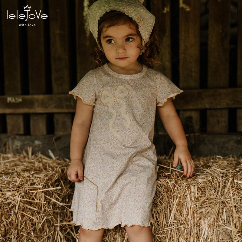 Милое платье с бантом для девочки LELE JOVE