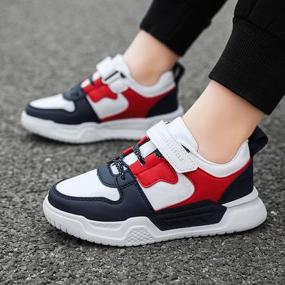 Кеды на доске Кроссовки Маленькие белые туфли Обувь Кожаная поверхность Девочки Дети Среднего возраста Мальчики Осень и Зима