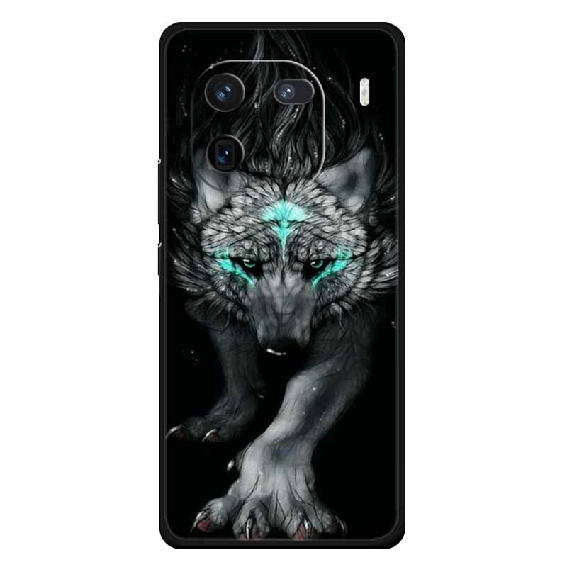 For Vivo Iqoo 12 Case Soft Silicone Cat Owl Fashion Back Covers for Vivo iQOO 12 Pro Cases Marble Shockproof Phone Shells Iqoo12