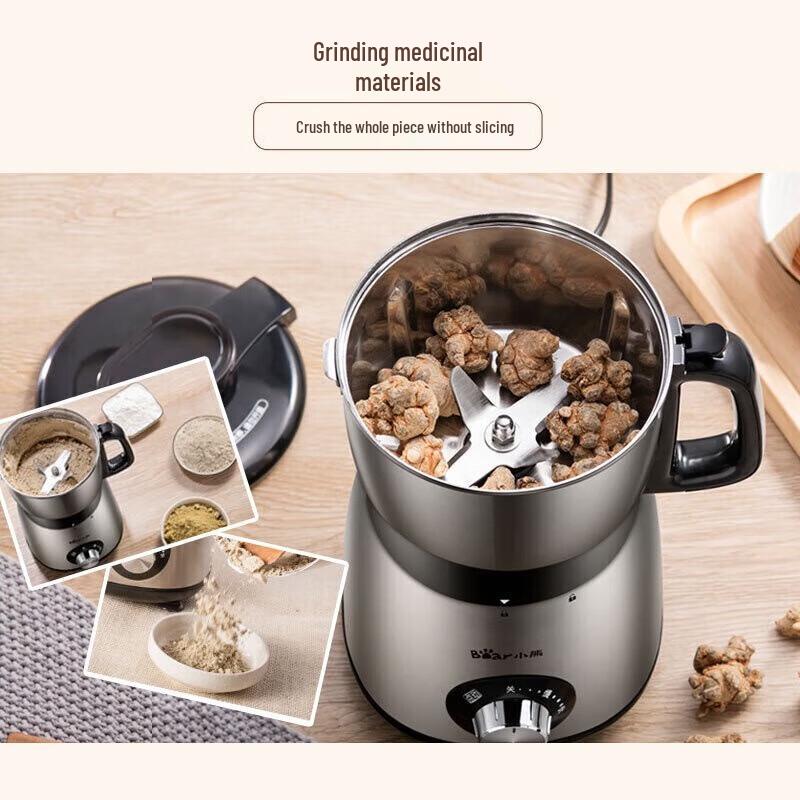 Bear Stainless Steel Ultra-Fine Powder Grinder CN plug (adapter included)