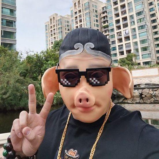 Journey to the West Realistic and Funny Piggy Latex New Headgear Internet Celebrity Mask cos Role-playing supplies