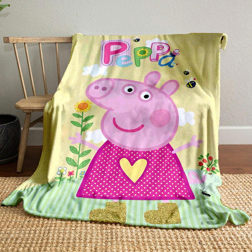 Pink floral background with Barbie branding and cheerful objects/icons. for all seasons blanket lunch break throw gift