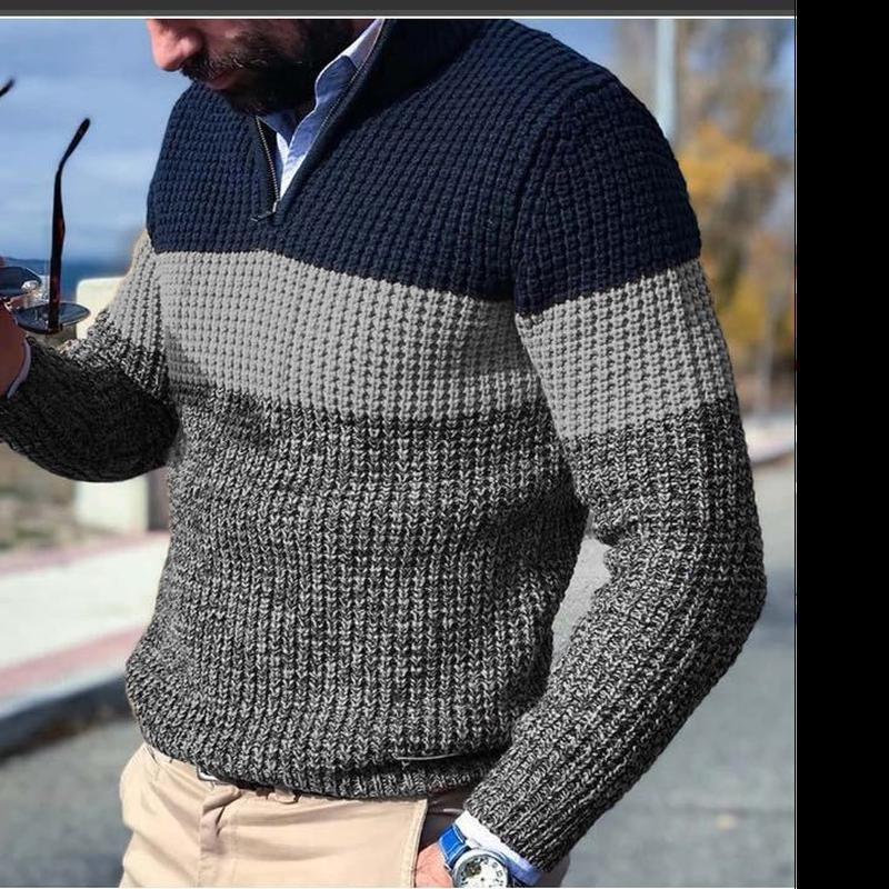 Men Knitted Sweater Autumn Winter Warm Pullover Jumper Plus Size Long Sleeve Casual Oversize Man Knitwear Tops
