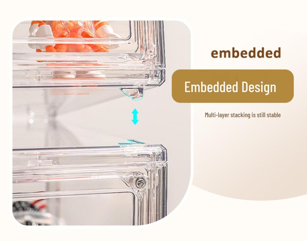 Transparent Display Case for Action Figures, Model Figurines, and LEGO - Dustproof Storage Cabinet