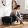 Full Coverage Ottoman Cover Waterproof Footstool Cover Universal Sofa Cushion Covers Bedroom