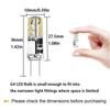 10pack Mini G4 Led Bulb 12v Smd3014 No Flicker Led Lighting Silicone 360 Beam Angle For Crystal Chandelier Replace Halogen Lamps
