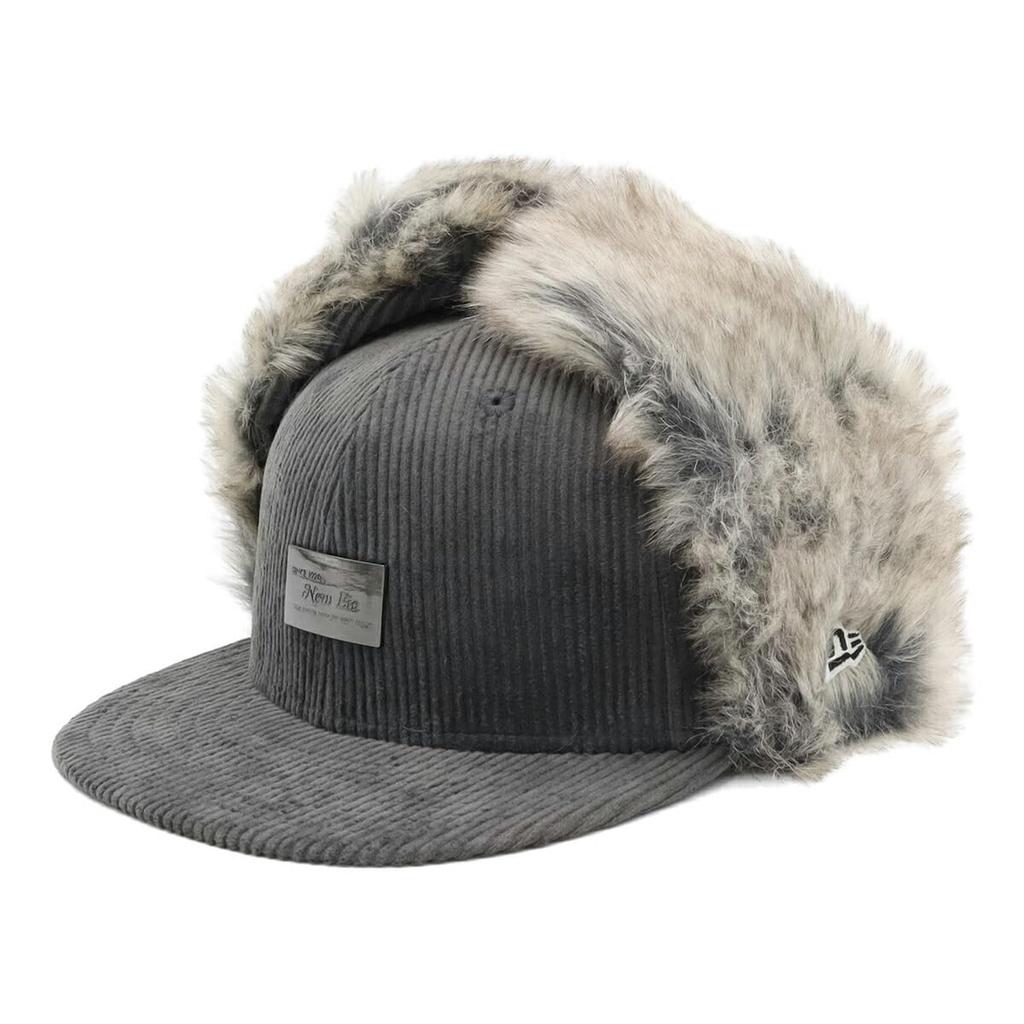 New Era 59FIFTY Dogear Metal Plate ONSPOTZ Size 7 Dogear 8W Corduroy Metal Cap, Exclusive, Gray, 1/4 (59Fifty Plate)