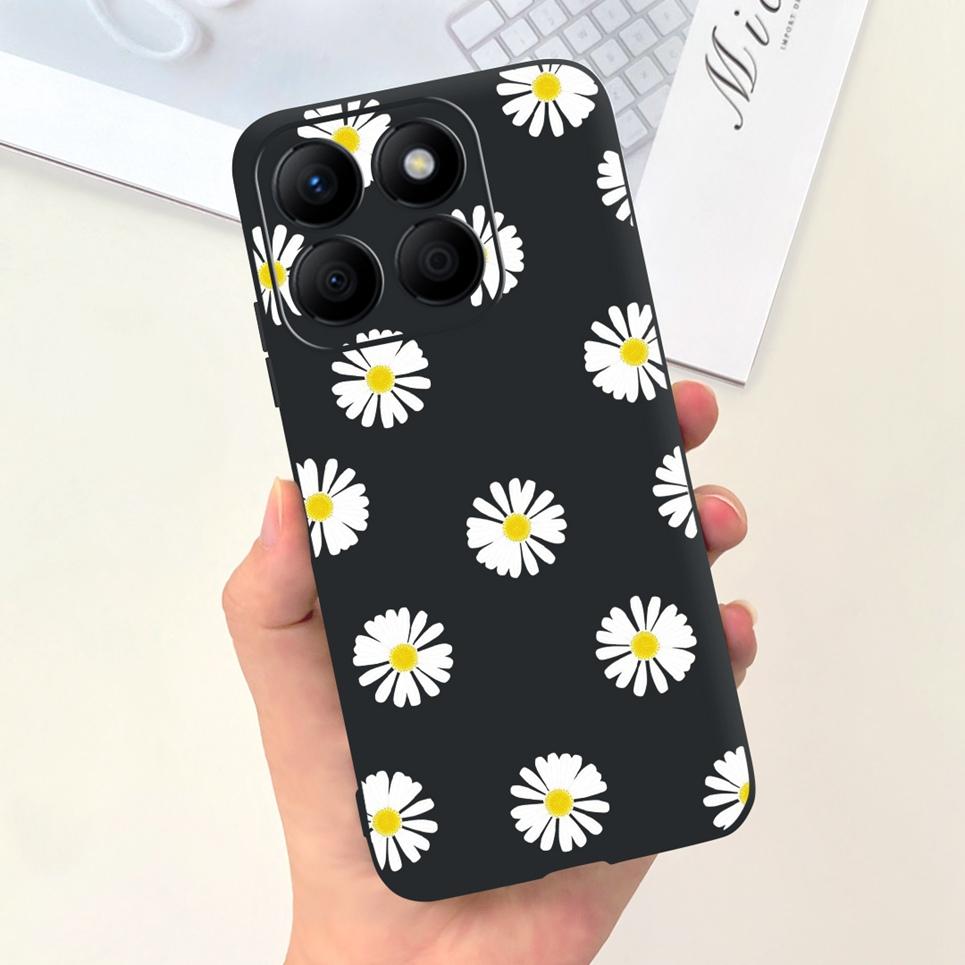 Women Fashion Girly Phone Case For Huawei Honor X9b Honor X8b Coque Funda Flower Pattern Soft Silicone Funda HonorX9b 5G Coques
