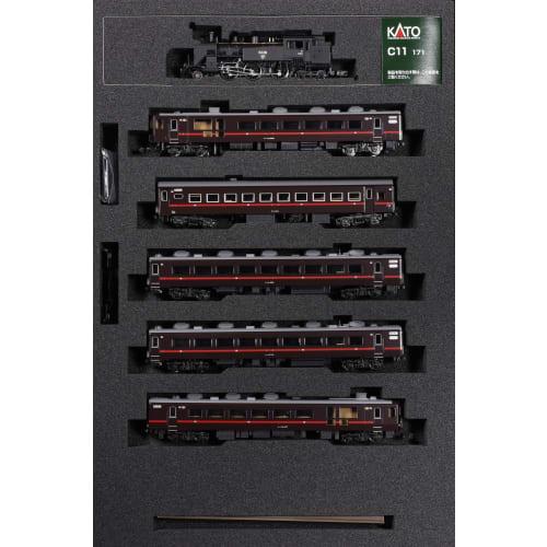 KATO N Gauge C11 171 + 14 Series 500 "Steam Locomotive Winter Wetlands" 6-Car Set, Special Edition 10-1958, Model Train, Steam Locomotive